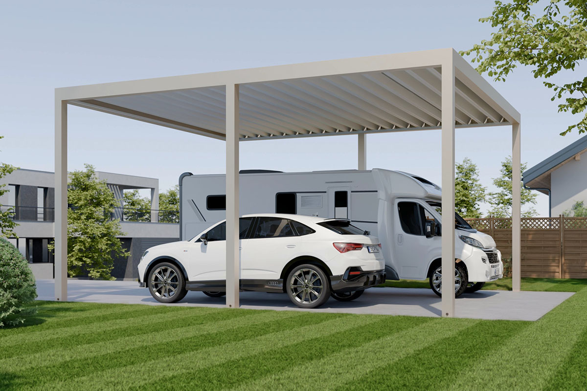 Carport LAMELINO LITE pro SUV a obytný vůz
