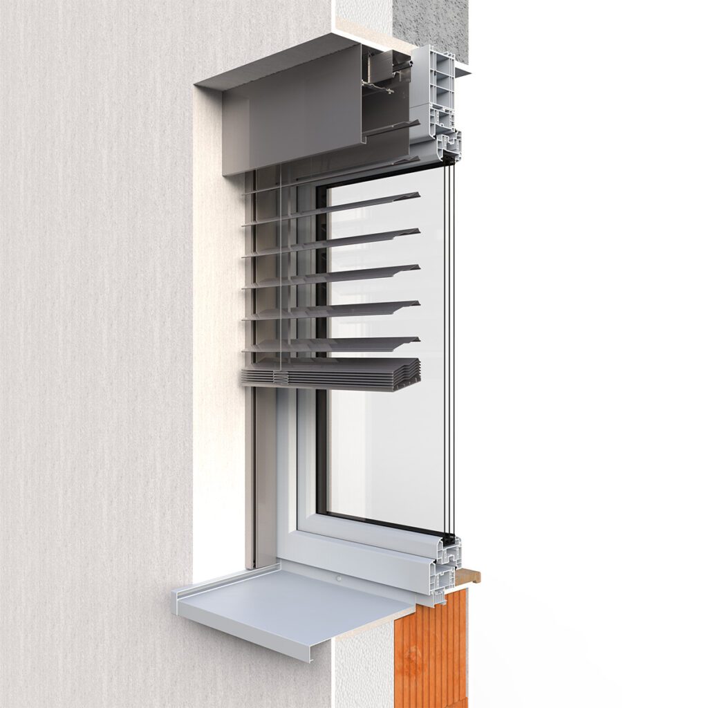 Samonosné prevedenie Comfort, montáž žalúzií na okno
